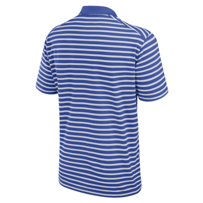 Polo universitario Nike Dri-FIT para hombre Duke Blue Devils Primetime Victory Striped