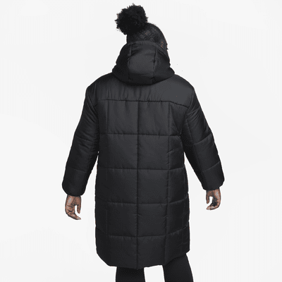 Nike Sportswear Classic Puffer Therma-FIT ledig parkas med hette til dame (Plus Size)