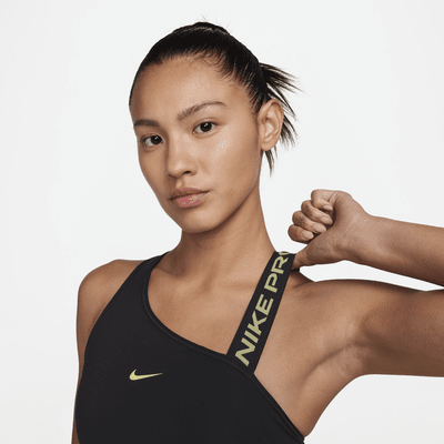 Nike Pro Swoosh Women's Medium-Support 1-Piece Pad Asymmetrical Sports Bra