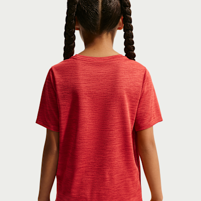 Κοντομάνικη μπλούζα Nike Miler Dri-FIT για μεγάλα παιδιά