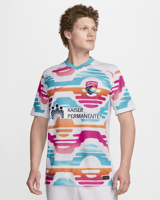 Мужские джерси San Diego Wave FC 2024 Stadium Primary Nike Dri-FIT NWSL Replica Jersey