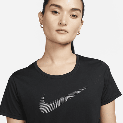 Nike Dri-FIT Swoosh 女款短袖跑步上衣