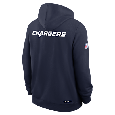 Los Angeles Chargers Alt Offensive Set Play Sideline Men's Nike Dri-FIT NFL Pullover Hoodie