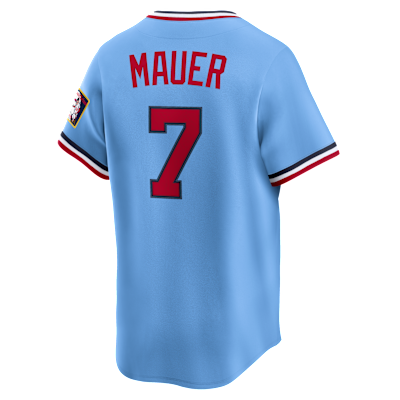Joe Mauer Minnesota Twins Cooperstown Men's Nike Dri-FIT ADV MLB Limited Jersey