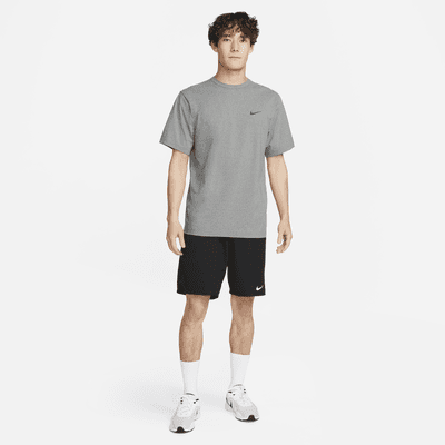 나이키 드라이 핏 UV 하이버스 남성 반팔 피트니스 탑