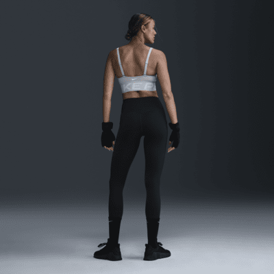 Brassière de sport rembourrée à maintien normal Nike Pro Indy Plunge pour femme