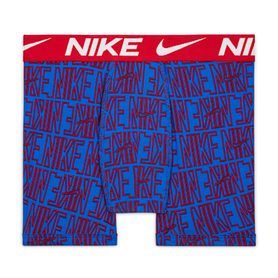 Nike Dri-FIT Essentials Big Kids' Printed Boxer Briefs (3-Pack)