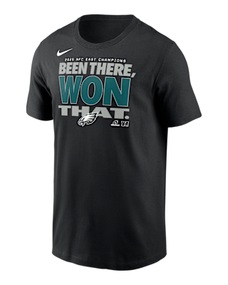Мужская футболка Philadelphia Eagles 2025 NFC East Champions Trophy Collection Nike NFL