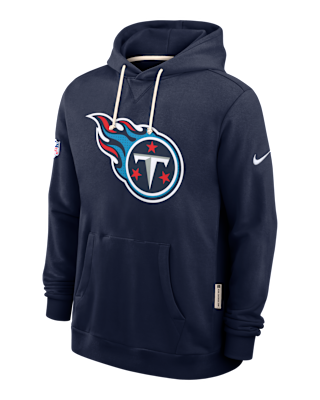 Мужское худи Tennessee Titans Initial Home Sideline Nike Dri-FIT NFL Pullover Hoodie