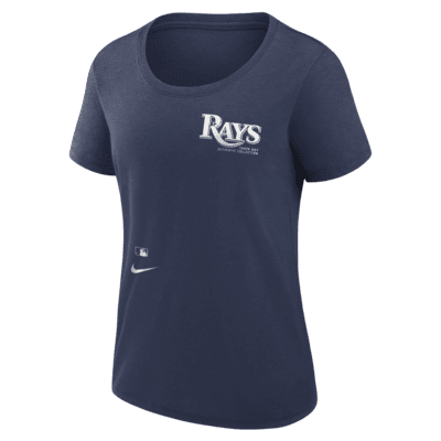 Playera Nike Dri-FIT de la MLB para mujer Tampa Bay Rays Authentic Collection Early Work