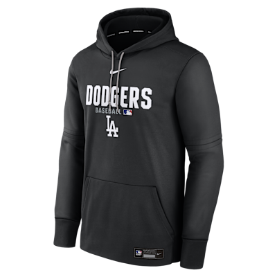 Los Angeles Dodgers Authentic Collection Men's Nike Therma MLB Pullover Hoodie