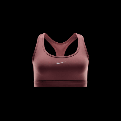 Bra deportivo sin almohadillas para mujer Nike Swoosh Light Support