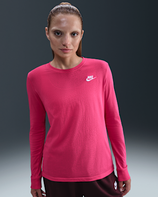 Женская футболка Nike Sportswear Club Long-Sleeve