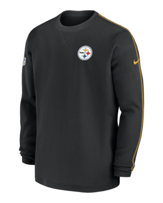 Мужские  Pittsburgh Steelers Sideline Coach Men’s Nike NFL Long-Sleeve Top