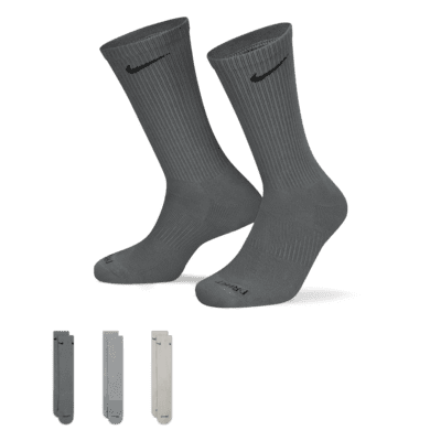 Nike Everyday Plus Cushioned Training Crew Socks (3 Pairs)