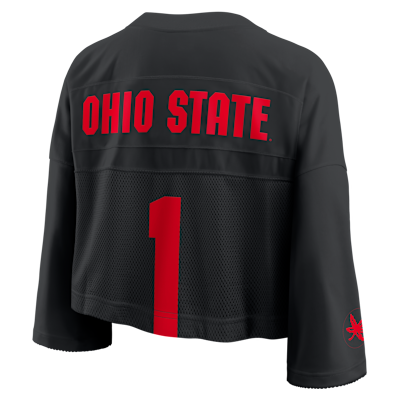 Ohio State Jersey Women's Nike Dri-FIT College Cropped Top
