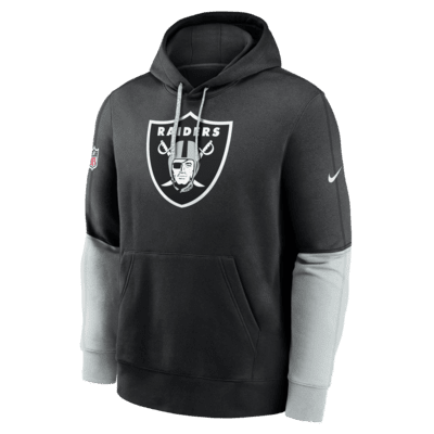 Sudadera con gorro sin cierre Nike de la NFL para hombre Las Vegas Raiders Sideline Team Issue Club