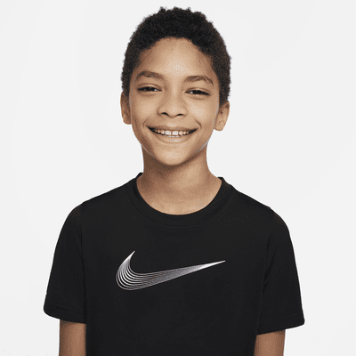 Nike Dri-FIT Older Kids' (Boys') Short-Sleeve Training Top. Nike VN