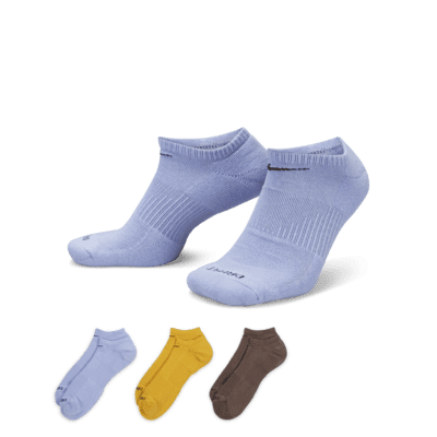 Nike Everyday Plus Cushion Training No-Show Socks (3 Pairs)