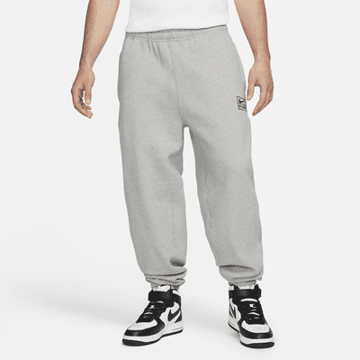 stussy nike sweatpants black