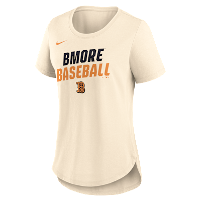 Baltimore Orioles Team Phrase City Connect Lockup Women's Nike MLB T-Shirt from Nike - $45