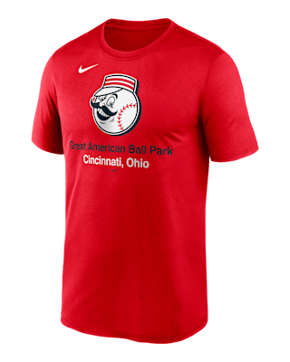 Мужская футболка Cincinnati Reds Stadium Legend Nike Dri-FIT MLB