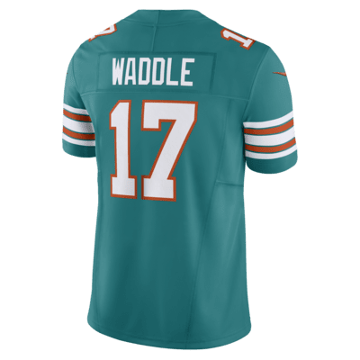 Jersey de fútbol americano Nike Dri-FIT de la NFL Limited para hombre Jaylen Waddle Miami Dolphins