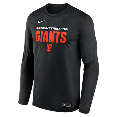 San Francisco Giants Authentic Collection Team Issue Men's Nike Dri-FIT MLB Long-Sleeve T-Shirt