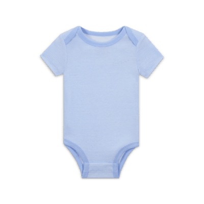 Lot de trois bodys Nike Baby Essentials pour bébé (0-9 mois)