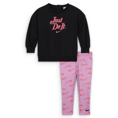 Nike New Impressions Baby (12-24M) Crew and Leggings Set