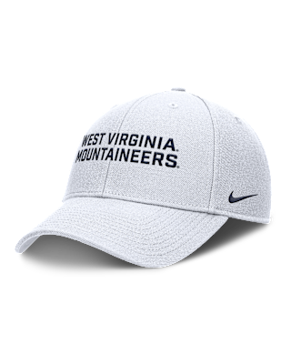 Мужские  West Virginia Sideline Rise Practice Nike College Adjustable Hat