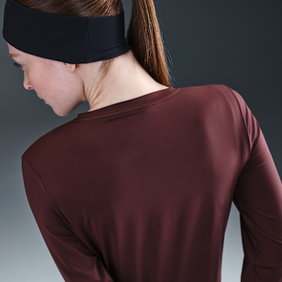 Playera de manga larga Dri-FIT para mujer Nike One Classic