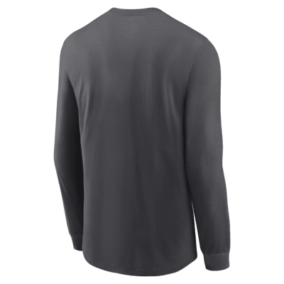 Tennessee Volunteers Volunteer State Smokey Grey Logo Men's Nike College Long-Sleeve T-Shirt