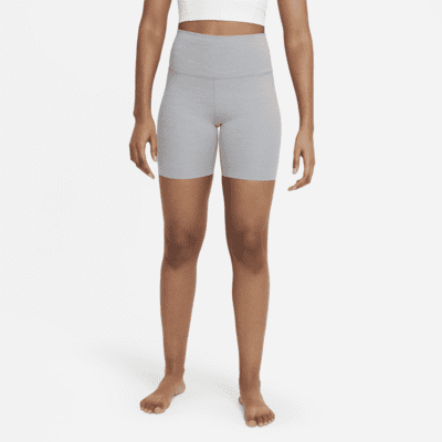 Nike Yoga Luxe Women's Shorts (Plus Size (Redstone/Dark Pony)