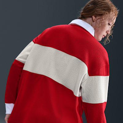 Polo de manga larga con gráfico para mujer Nike Sportswear