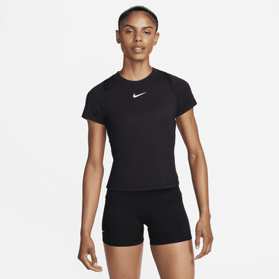 NikeCourt Advantage Dri-FIT Kurzarm-Tennisoberteil für Damen