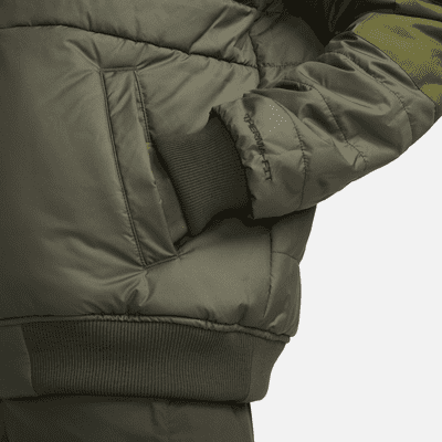 Chamarra tipo bomber reversible para hombre Nike Sportswear Therma-FIT Legacy