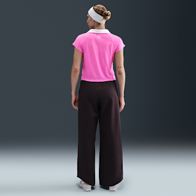 Nike Sportswear aansluitende retro polotop voor dames
