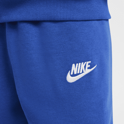 Conjunto de dos piezas de sudadera con gorro infantil Nike Full-Zip Club Set