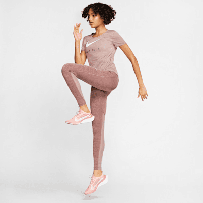 Damskie legginsy do biegania ze średnim stanem Nike Fast