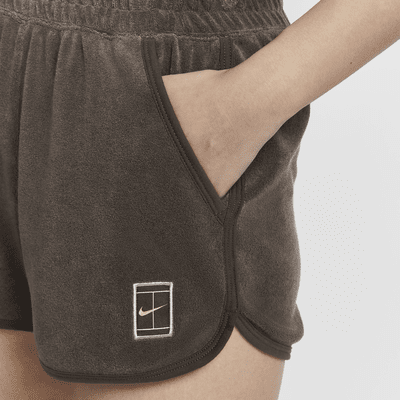 NikeCourt Heritage Women's Mid-Rise French Terry Tennis Shorts