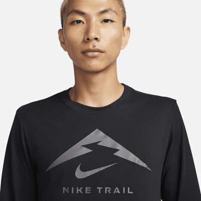 Nike Dri-FIT Men's Long-Sleeve Trail Running T-Shirt. Nike SG