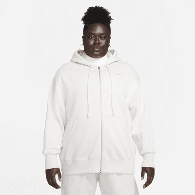 Nike Sportswear Phoenix Fleece Oversized hoodie met rits voor dames (Plus Size)