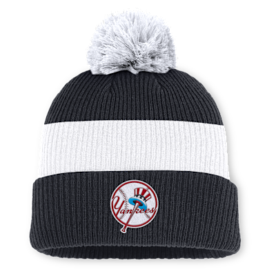 New York Yankees Cooperstown Peak Men's Nike MLB Cuffed Pom Beanie
