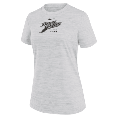 Женская футболка Tampa Bay Rays Authentic Collection Practice Velocity