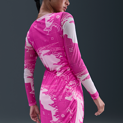 Vestido midi de malla para mujer Serena Williams Design Crew