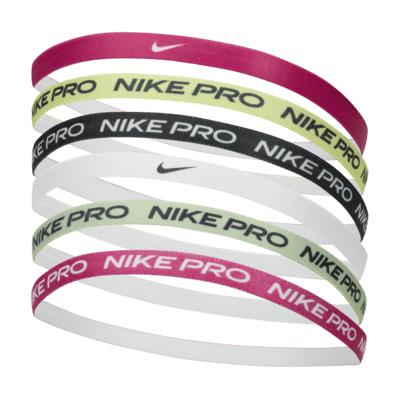 Nike Printed Headbands (6 Pack)