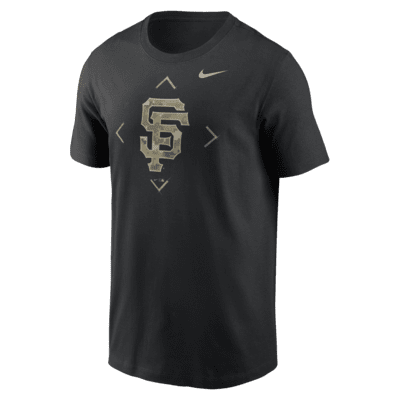 Men's Nike Black St. Louis Cardinals Camo Logo T-Shirt