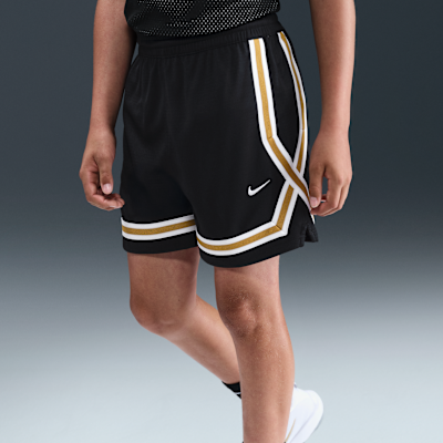 Shorts de básquetbol Dri-FIT de 13 cm para niños talla grande Nike Crossover