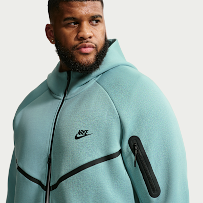 Chamarra Windrunner de tejido Fleece de cierre completo para hombre Nike Tech